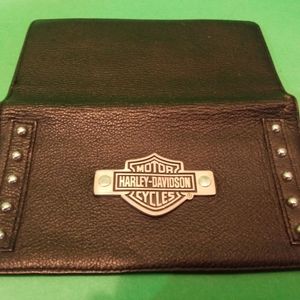 Harley Davidson's Leather Check Book